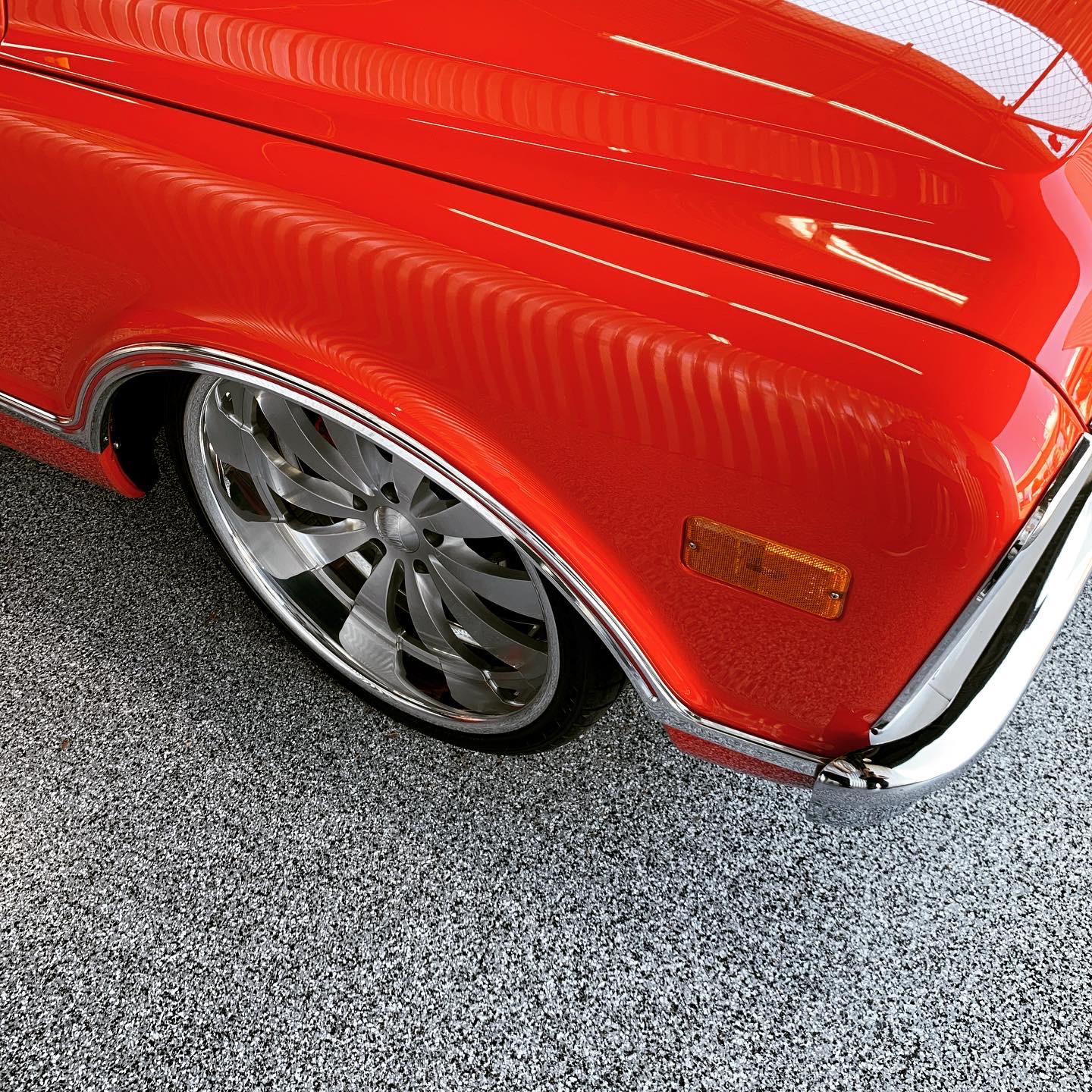 Newly coated garage floor in Monroe, GA