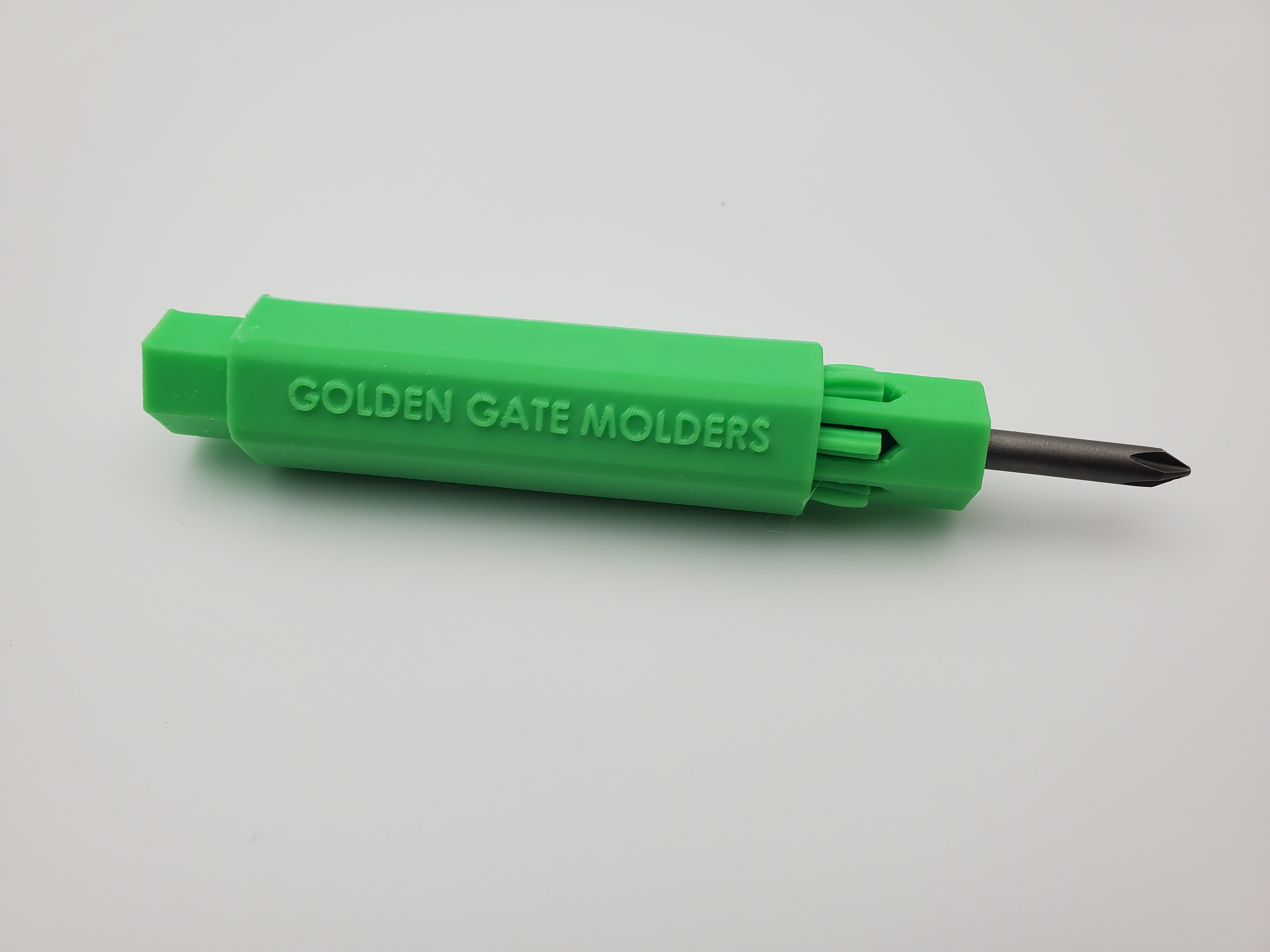 3D printed screwdriver close up