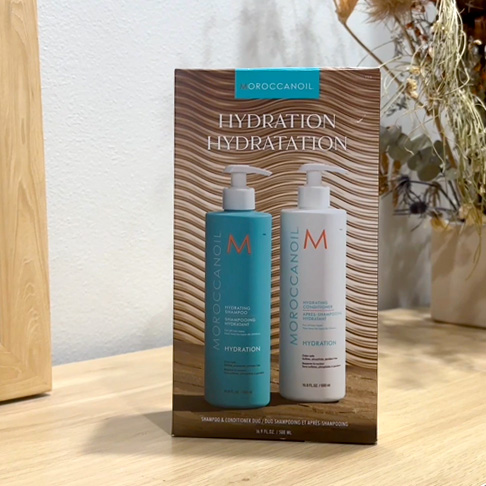 Moroccanoil shampoo and conditioner for hydration