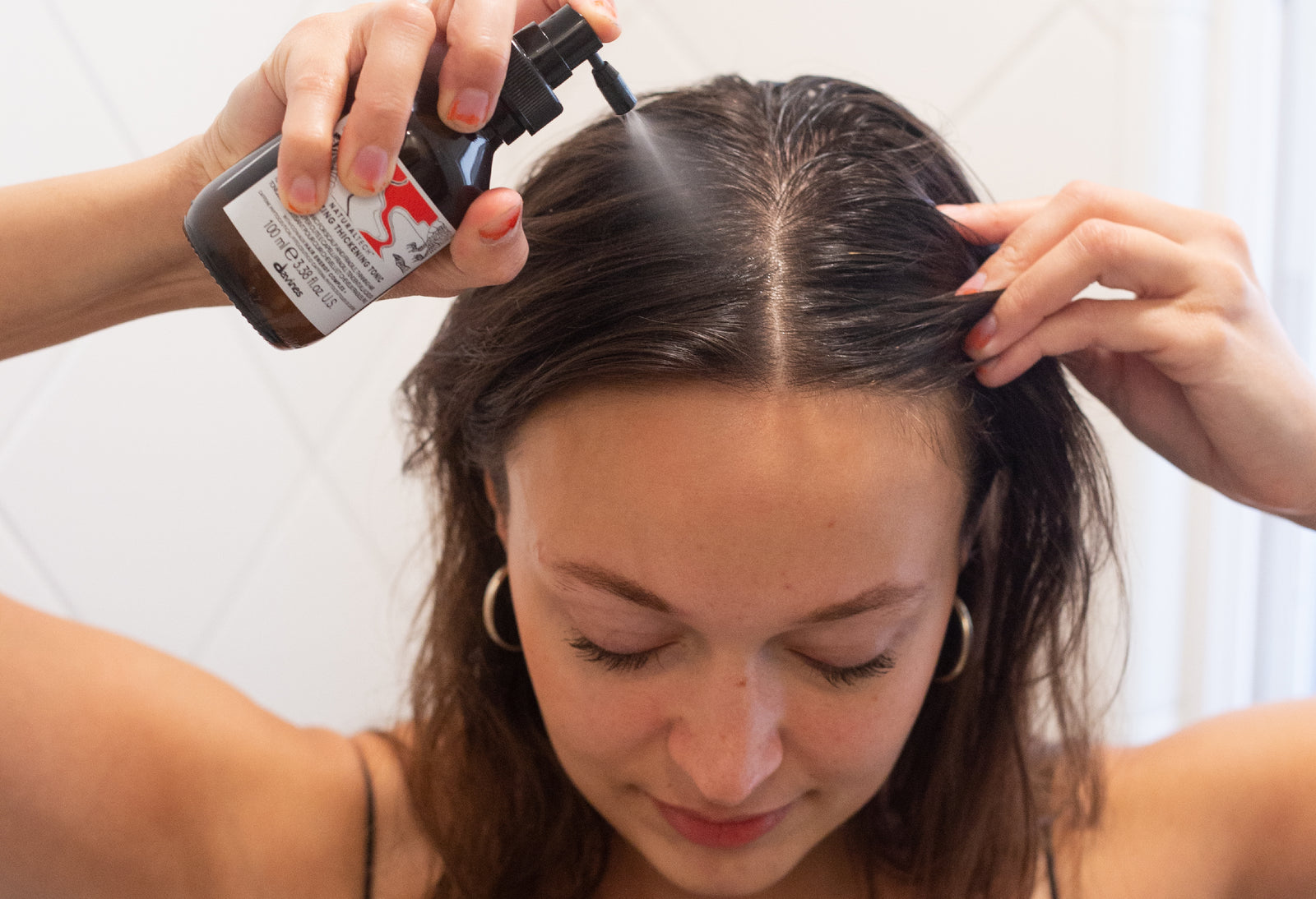 Preparing a diluted hair rinse safely