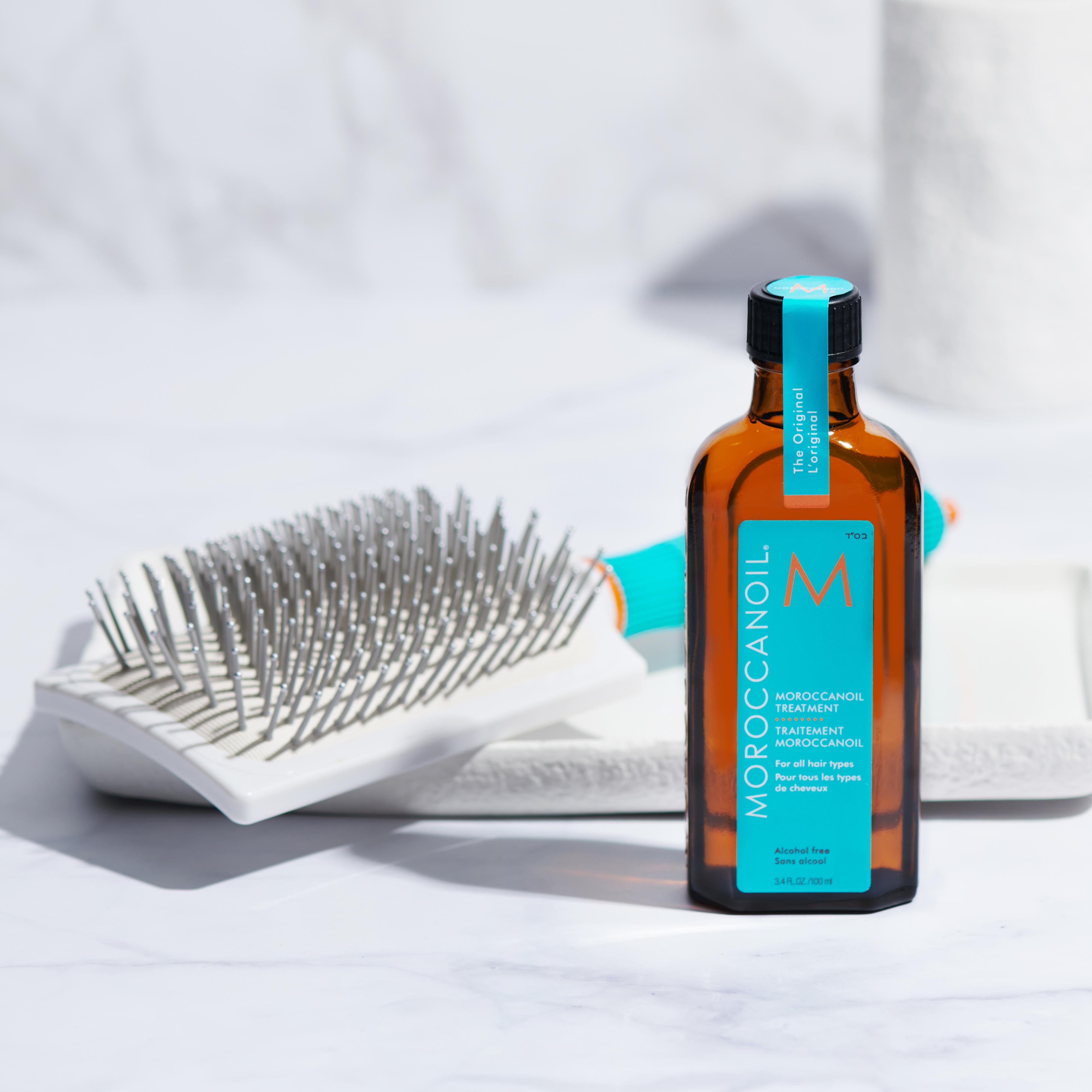 Hair oil and gentle thinning hair routine